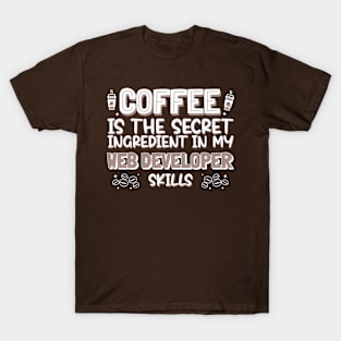 Coffee lover Web Developer T-Shirt